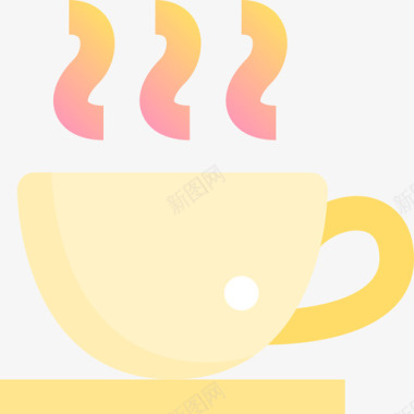 咖啡杯咖啡31黄色图标图标