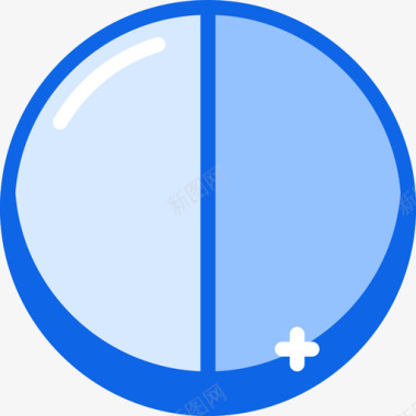 圆圈ui界面30蓝色图标图标