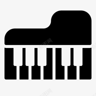 钢琴古典音乐乐器图标图标