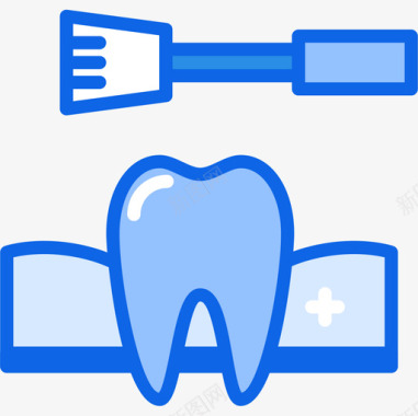 小牙齿牙齿牙齿13蓝色图标图标