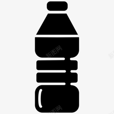 矿泉水瓶子饮料图标图标