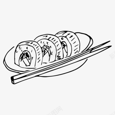 寿司食物菜单图标图标