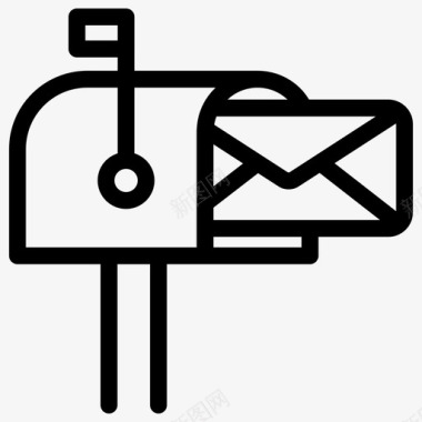 地址信箱邮箱邮政信箱图标图标