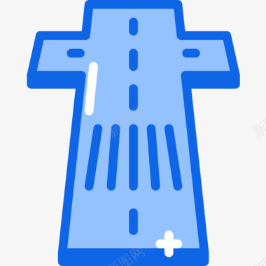 蓝色闪电背景人行横道旅行191蓝色图标图标