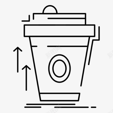 咖啡品牌营销杯子图标图标