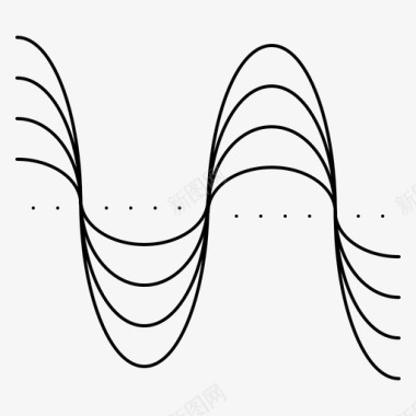 数字挂饰频率赫兹音调图标图标