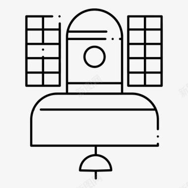 电信基站卫星广播通信图标图标