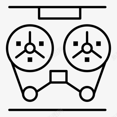 录音机音频播放器录音机图标图标