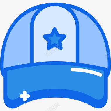 中老年人帽子帽子户外活动27蓝色图标图标