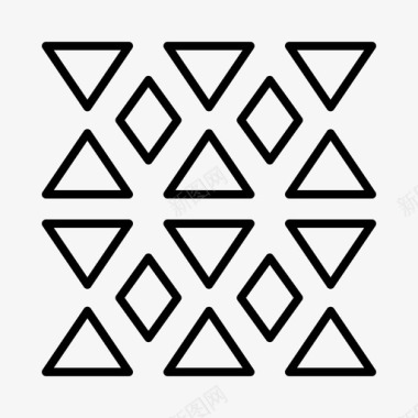 几何元素三角形图案几何图案图案图标图标