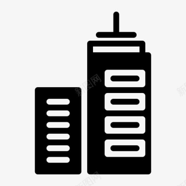 商贸办公楼中心商贸图标图标