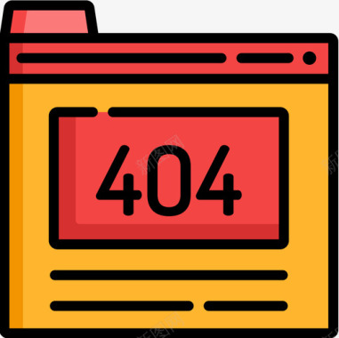 修复错误404错误网页66线性颜色图标图标