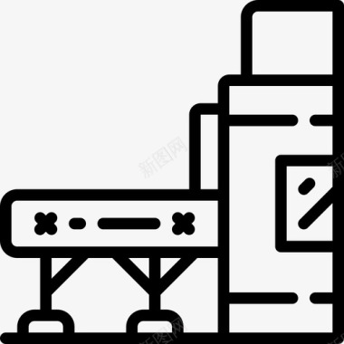 输送机输送机工业42直线式图标图标