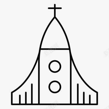 教堂素材hallgrmskirkjahallgrimskirkja建筑图标图标