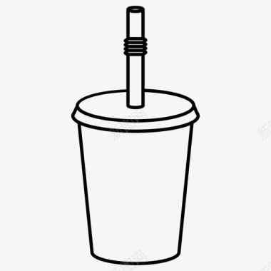 纸杯饮料苏打水图标图标