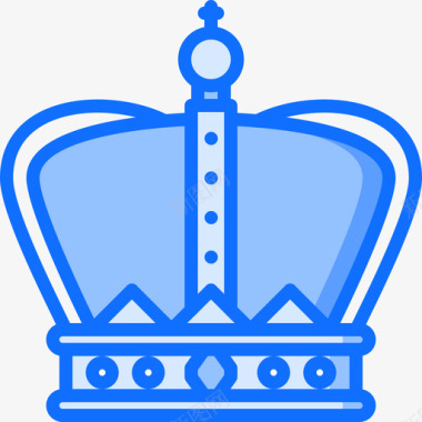 王冠童话5蓝色图标图标