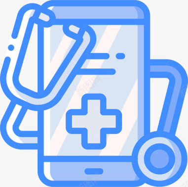 小程序医疗应用程序医疗设备3蓝色图标图标
