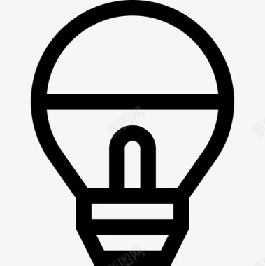 自动灯泡家用自动化16线性图标图标
