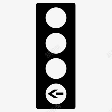 红绿灯路口红绿灯汽车信号图标图标