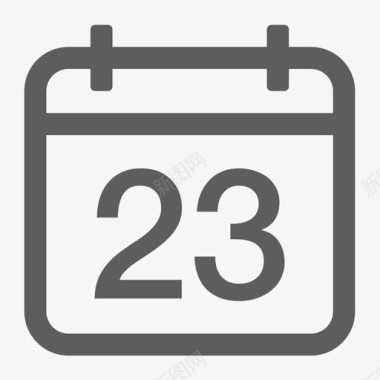 23ico-calendar-23图标