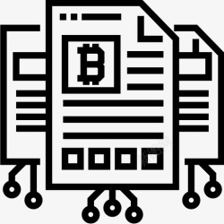 地产链白皮书白皮书区块链22线性图标高清图片