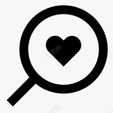 寻找身边寻找爱情心灵搜索爱情搜索图标图标