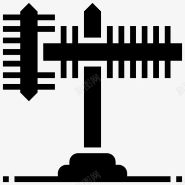 电视银屏有线电视天线图标图标