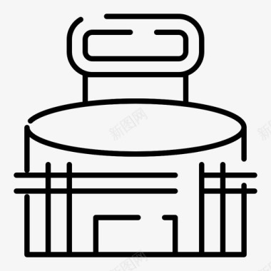 部队训练建筑外部游戏图标图标