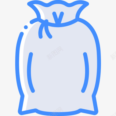 袋子袋子4蓝色图标图标
