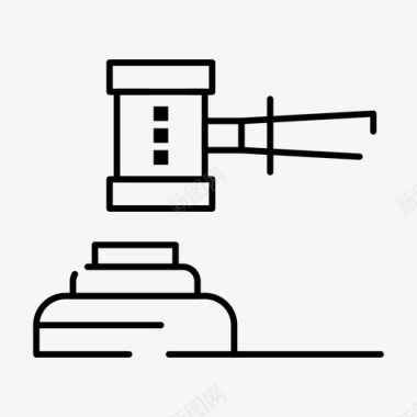 诉讼法律诉讼拍卖图标图标