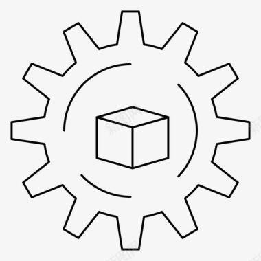 自动喷淋自动化数据科学图标图标