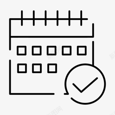 日程图标日程表已批准业务图标图标