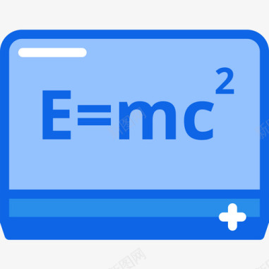 黑板分数教育蓝色黑板181图标图标