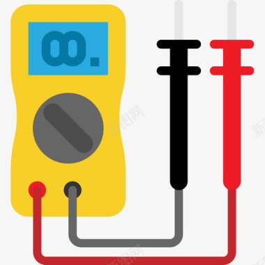 矢量测试器结构93扁平图标图标