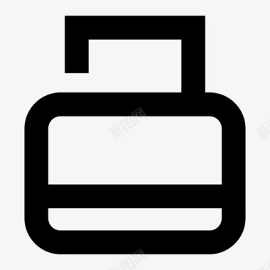 公共标识安全解锁保证保护图标图标