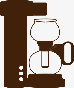 咖啡壶简笔画手绘咖啡壶高清图片