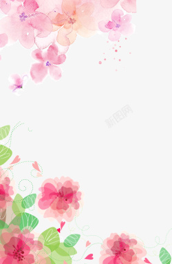 粉色浪漫花朵花卉素材