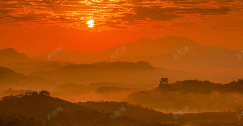 夕阳西下火烧云jpg设计背景_88icon https://88icon.com 傍晚 夕阳 火烧云 黄昏