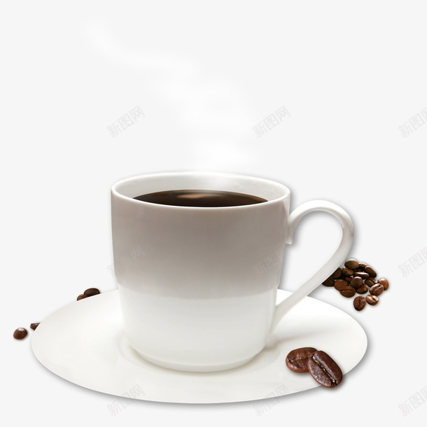 咖啡豆白色咖啡杯psd免抠素材_88icon https://88icon.com 咖啡 咖啡杯 咖啡豆 白色