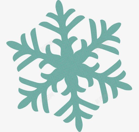 绿色雪花png免抠素材_88icon https://88icon.com 六角形 绿色 雪花