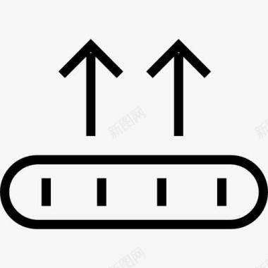 抽象公鸡上传界面符号两起箭从盘图标图标