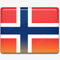 挪威国旗图标素材