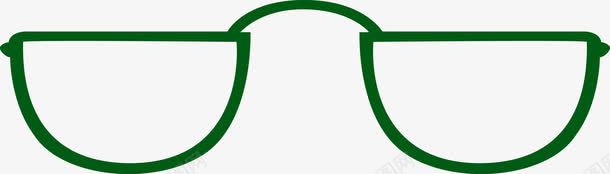 卡通眼镜框png免抠素材_88icon https://88icon.com 卡通眼镜框 卡通镜框 墨绿色眼镜 墨镜 墨镜框 眼镜框 矢量眼镜框 绿色 镜框