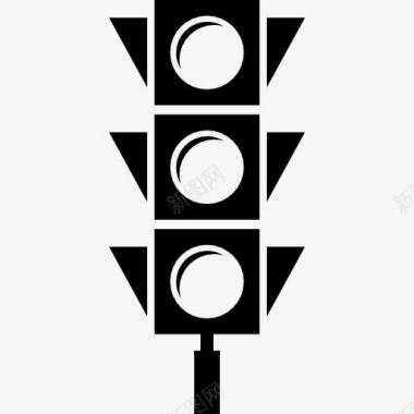 汽车存放标志交通灯图标图标