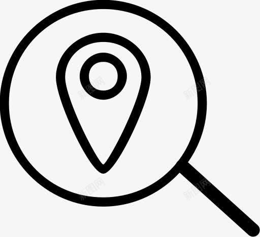 位置位置放大镜地图销销搜索sepng免抠素材_88icon https://88icon.com Location glass locations magnifying map pin search searchico 位置 地图销 搜索 放大镜 销