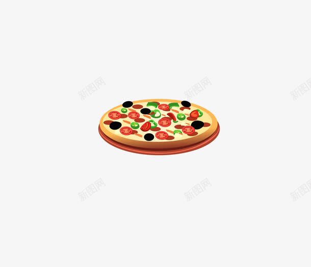 西式食物矢量图ai免抠素材_88icon https://88icon.com Pizza eps格式矢量食物 比萨 牛排 碟子 肉丸 薯条 西式食物矢量素材 鸡肉 矢量图