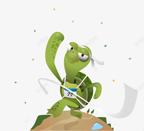 卡通动物接力跑png免抠素材_88icon https://88icon.com 动物 卡通的 可爱的 小乌龟 手绘的 接力跑 装饰