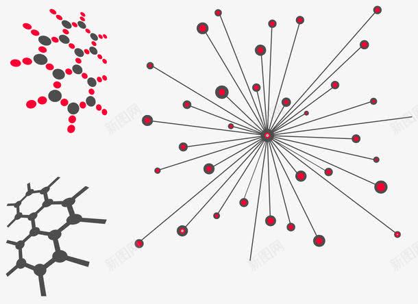 创意元素标志png免抠素材_88icon https://88icon.com 化学 对称 暗色 红色