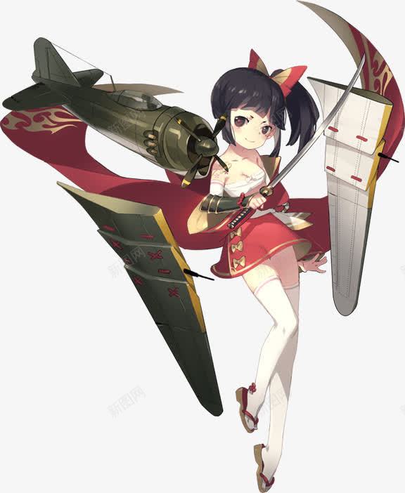 手绘风格黄牌机娘游戏png免抠素材_88icon https://88icon.com 游戏 风格 黄牌