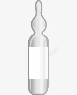 化妆品瓶子白色细瓶素材